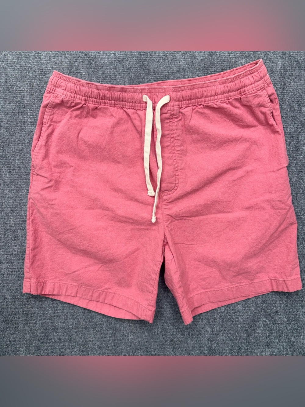 Vineyard Vines Men’s Pull On Shorts Stretch Drawstring Pink Salmon Size L 32x7